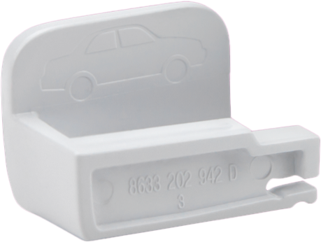 Kapsch Tollbadgehouder Wit